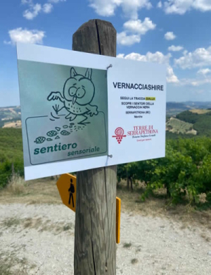 Inaugurato il sentiero sensoriale del "Vernacciashire"