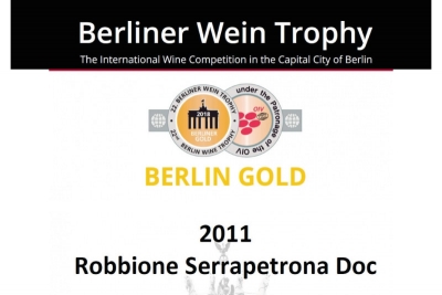 Medaglia d'Oro al Berliner Wein Trophy per il Robbione